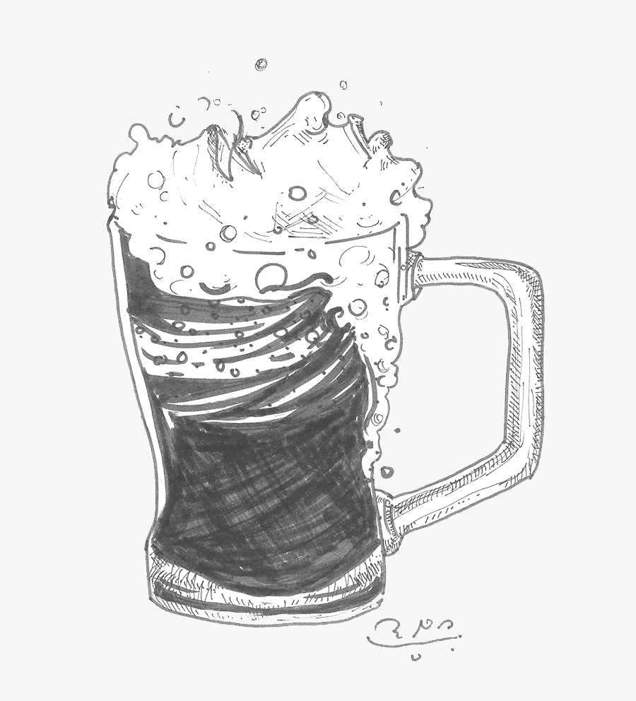Beer Sketch Transparent, Transparent Clipart