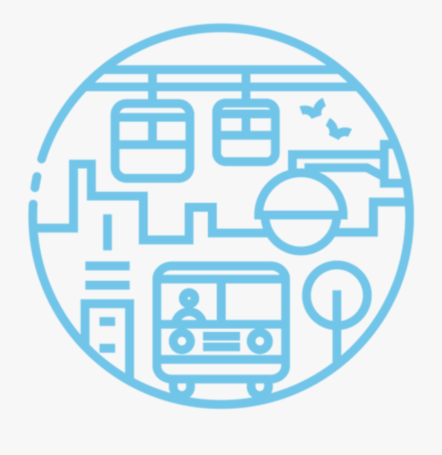 An Icon Representing The Traffic In A City - Circle, Transparent Clipart