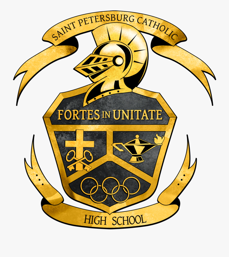 St Pete Catholic Logo, Transparent Clipart
