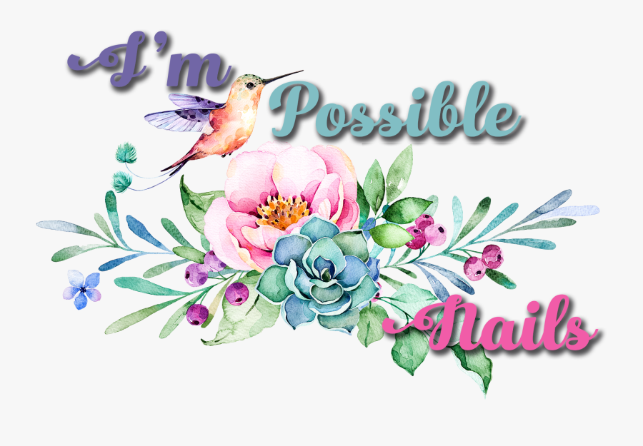 Floral Hummingbird Clipart, Transparent Clipart