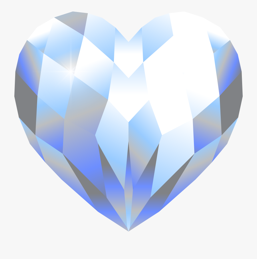 Crystal Heart Png, Transparent Clipart