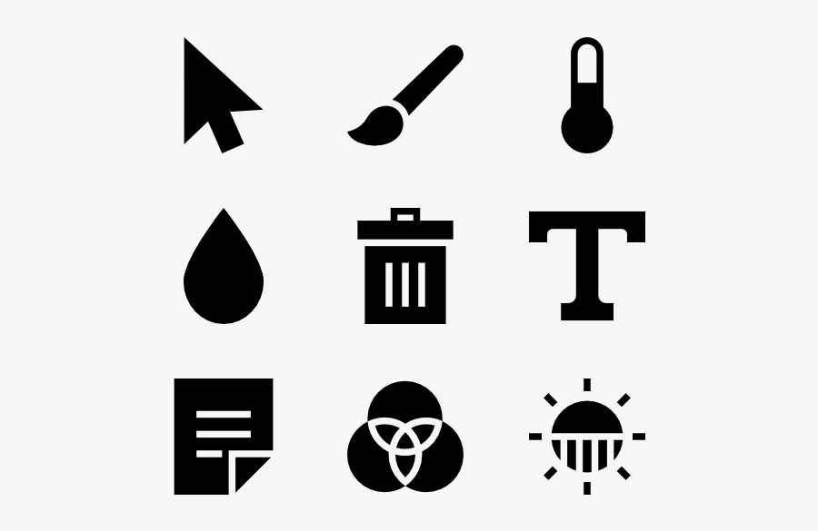 Photo Editing Tools - Editing Tools Icon, Transparent Clipart