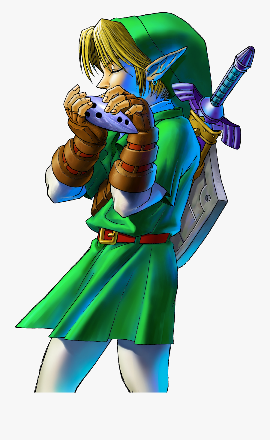 The Legend Of Zelda Clipart Link Ocarina Time - Legend Of Zelda Ocarina Of Time Link, Transparent Clipart