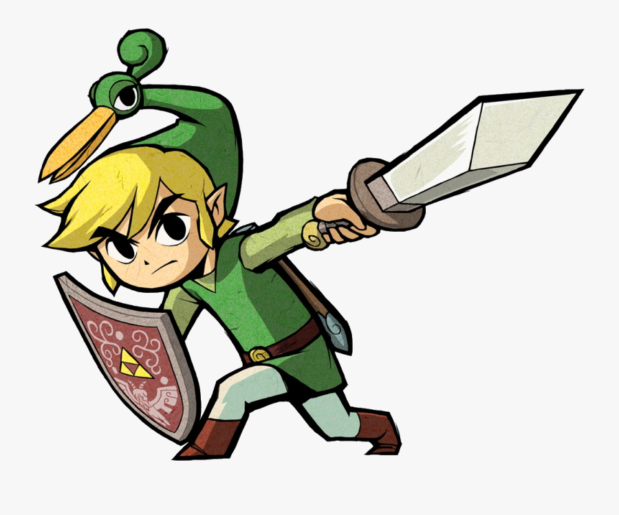 Zelda Minish Cap Link, Transparent Clipart