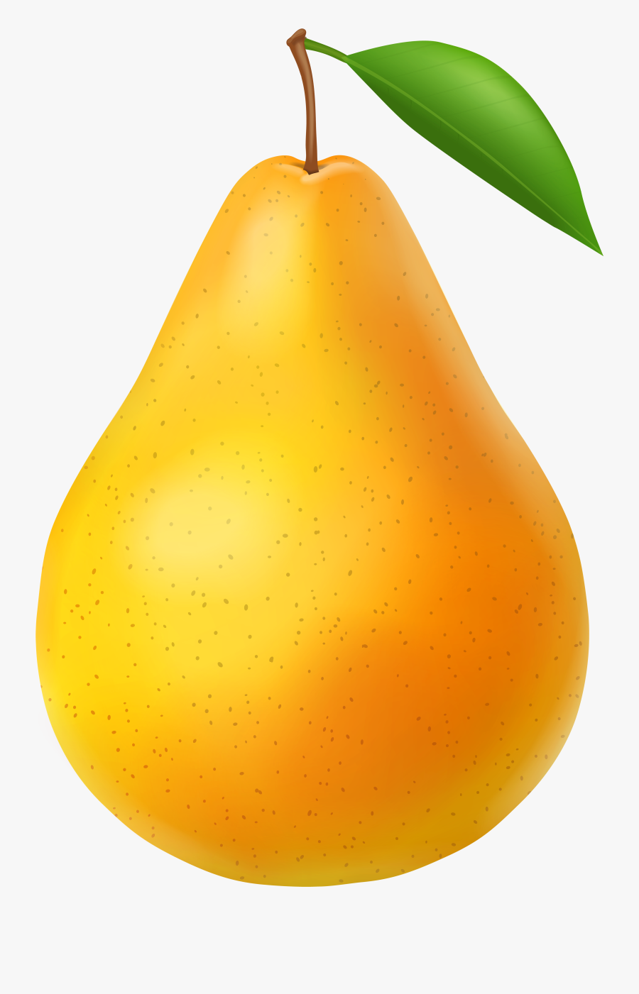 Pear Clip Art - Transparent Background Pear Clipart, Transparent Clipart