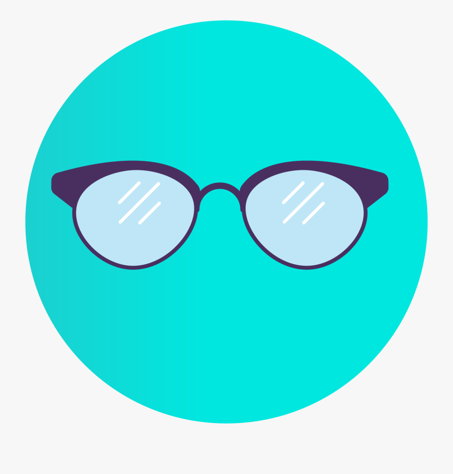 An Icon Of Eyeglasses By Josiah Taundi - Circle, Transparent Clipart