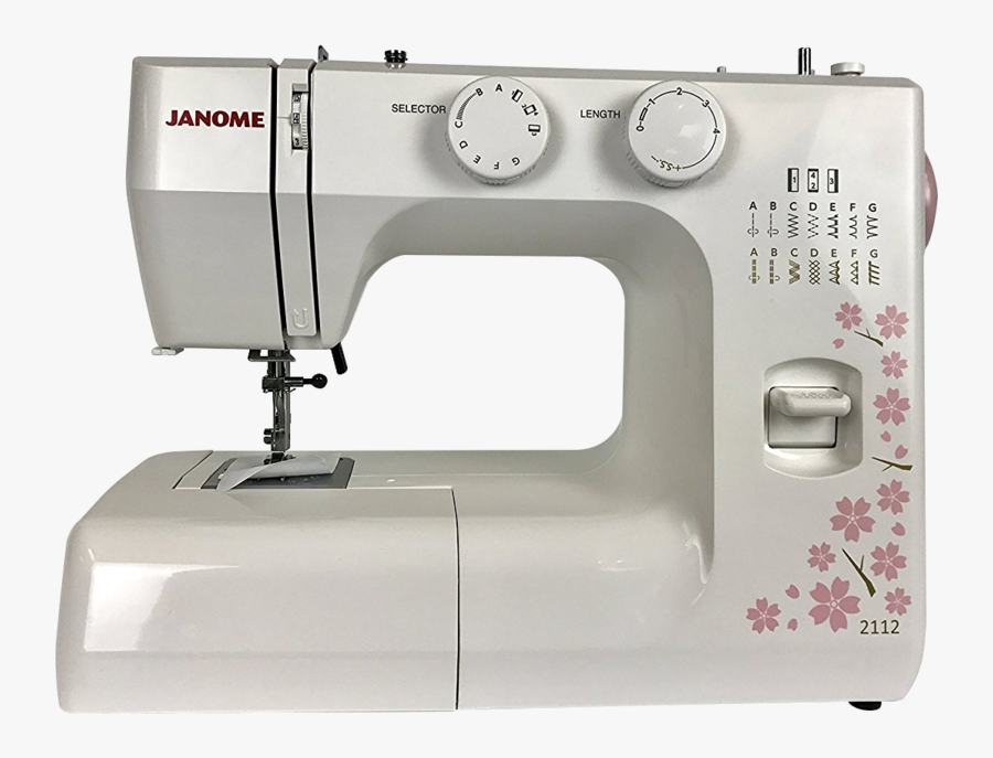Janome 2012 Sewing Machine, Transparent Clipart