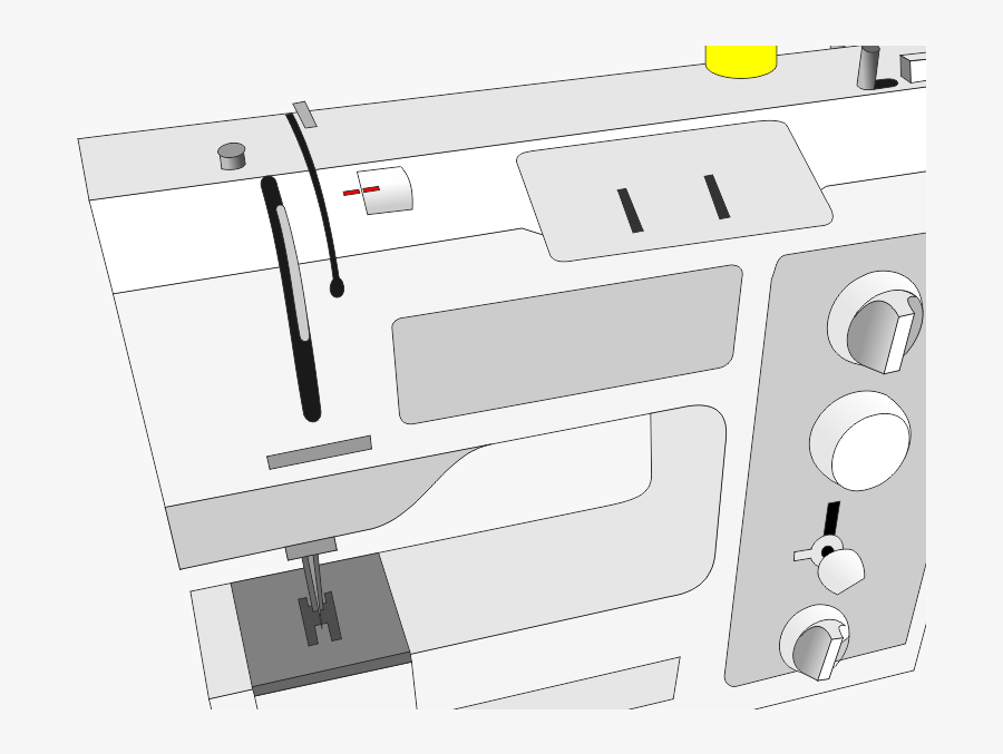 Sewing Machine, Transparent Clipart