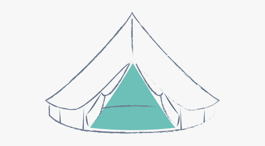 Awning Vector Shop Tent - Drawing Of Glamping Tent, Transparent Clipart