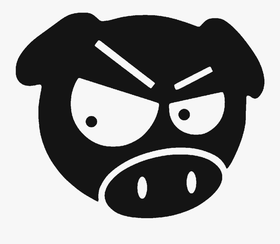 Clip Art Stickers Art Wall Sticker - Cochon Png Tete, Transparent Clipart