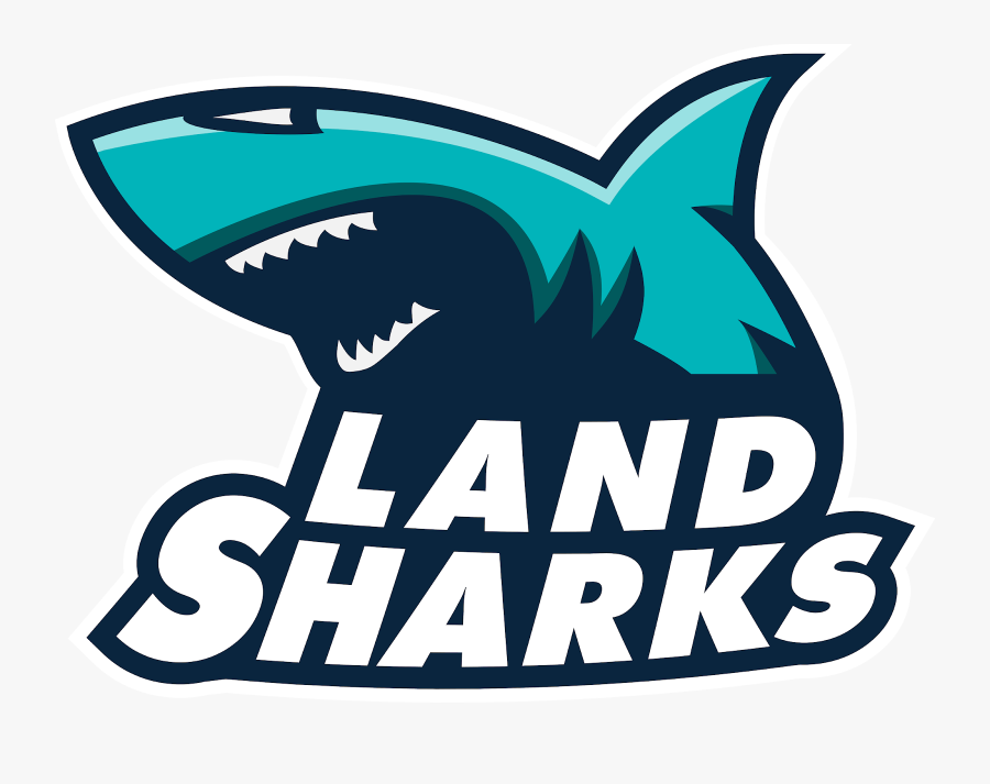 Landsharks Logo, Transparent Clipart