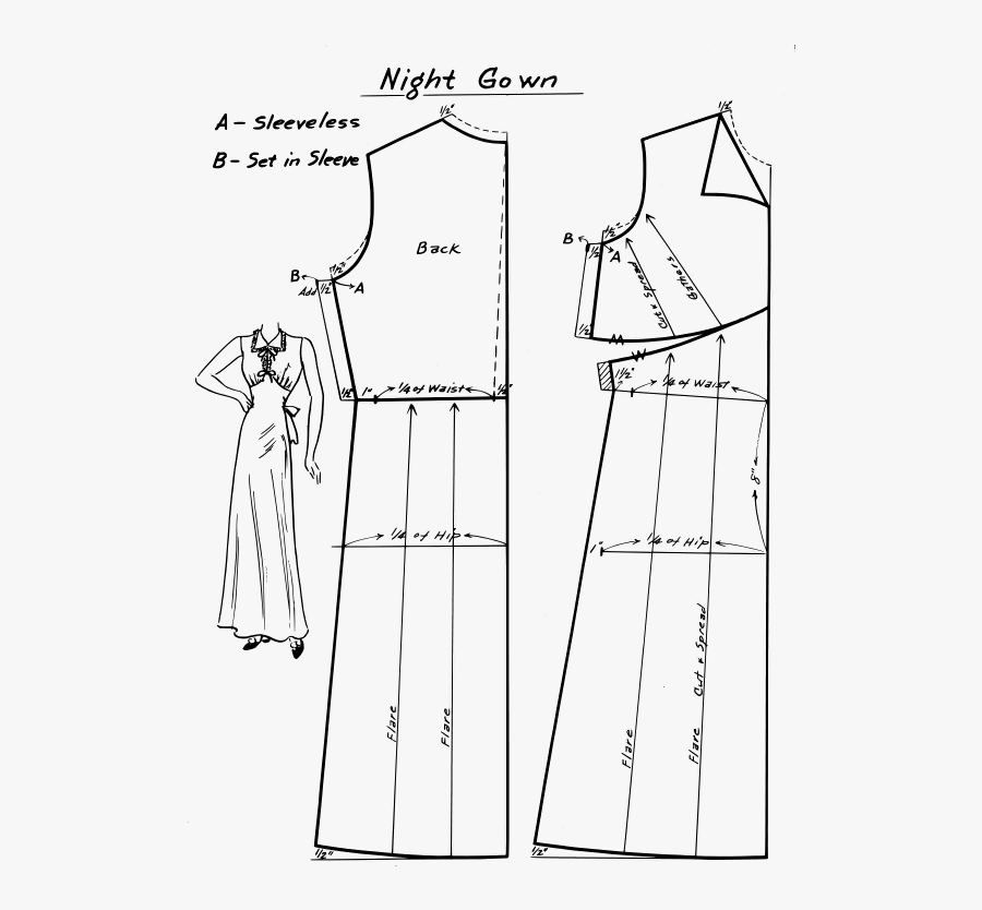 Sewing Pattern Clip Art , Png Download - Sewing Pattern Clip Art, Transparent Clipart