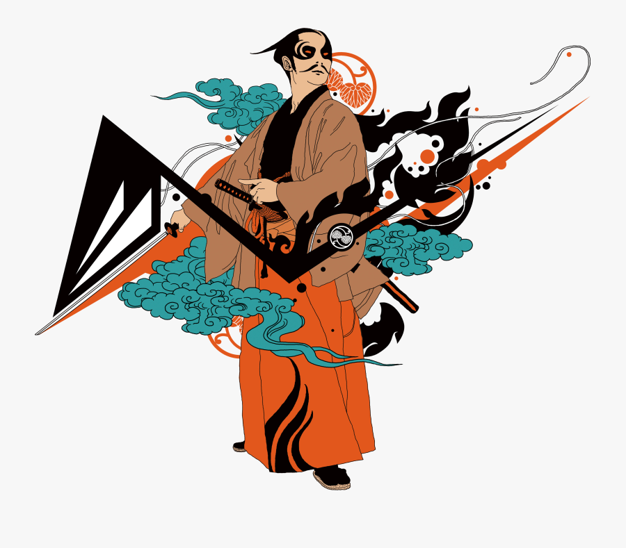 Samurai Art Png, Transparent Clipart