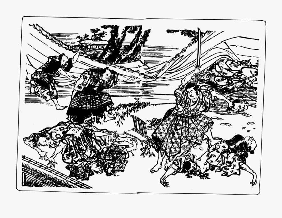 Killer Samurai - Illustration, Transparent Clipart