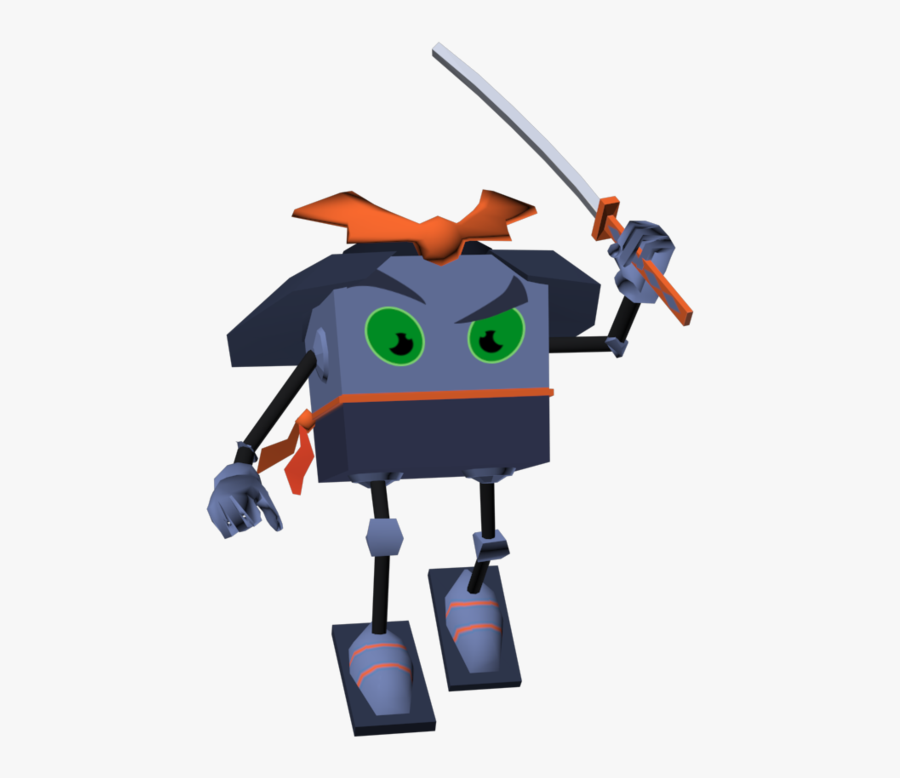 Samurai Jump3 - Cartoon - Cartoon, Transparent Clipart