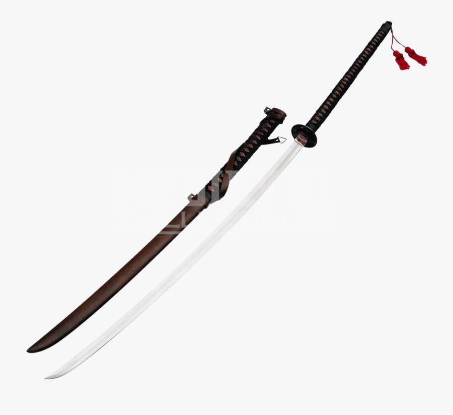 Full Tang O Dachi Great Samurai Sword - Samurai Sword, Transparent Clipart