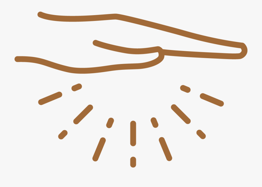 Logo Mark Hand Bronze, Transparent Clipart