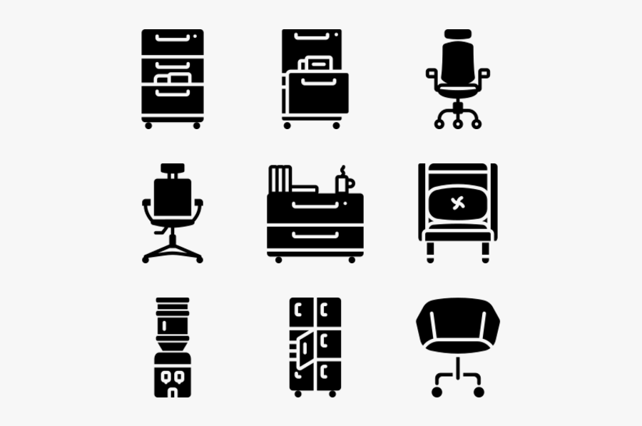 Office Furniture - Graphic Design, Transparent Clipart