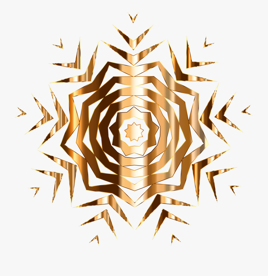 Prismatic Snowflake 3 Without Background Clip Art Library - Portable Network Graphics, Transparent Clipart