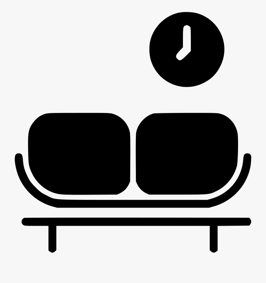 Waiting Room Clean - Couch, Transparent Clipart