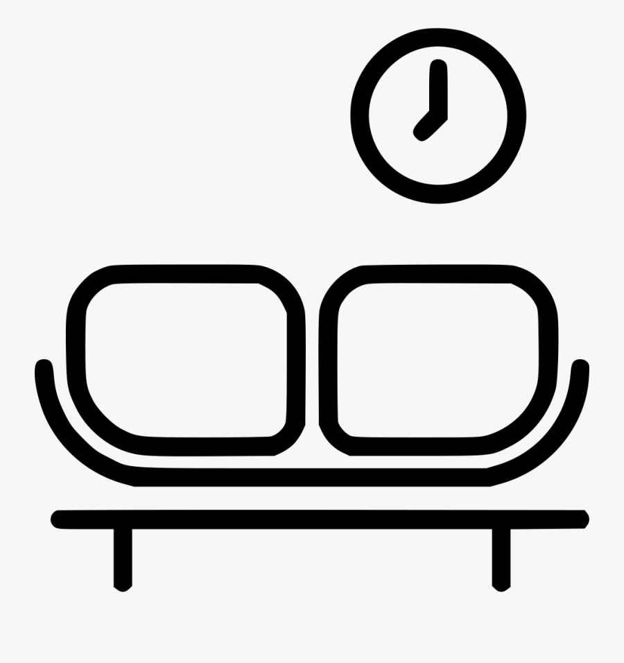 Waiting Room Clean - Couch, Transparent Clipart