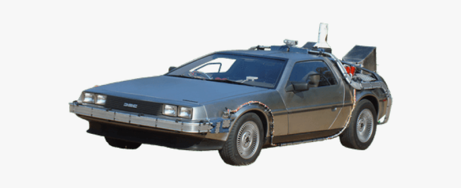Delorean Time Machine Png, Transparent Clipart