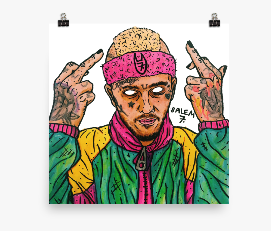 Lil Peep In Cartoon, Transparent Clipart