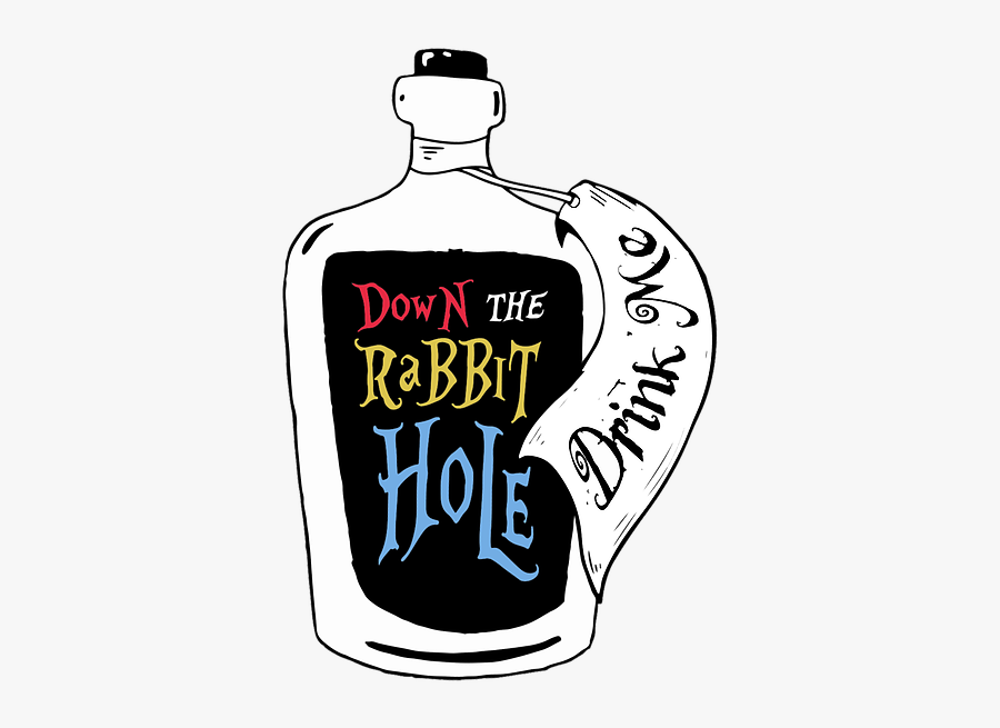 Down The Rabbit Hole Vector - Illustration, Transparent Clipart