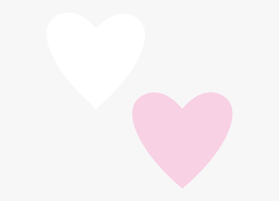 Hearts Pale Pink Png, Transparent Clipart