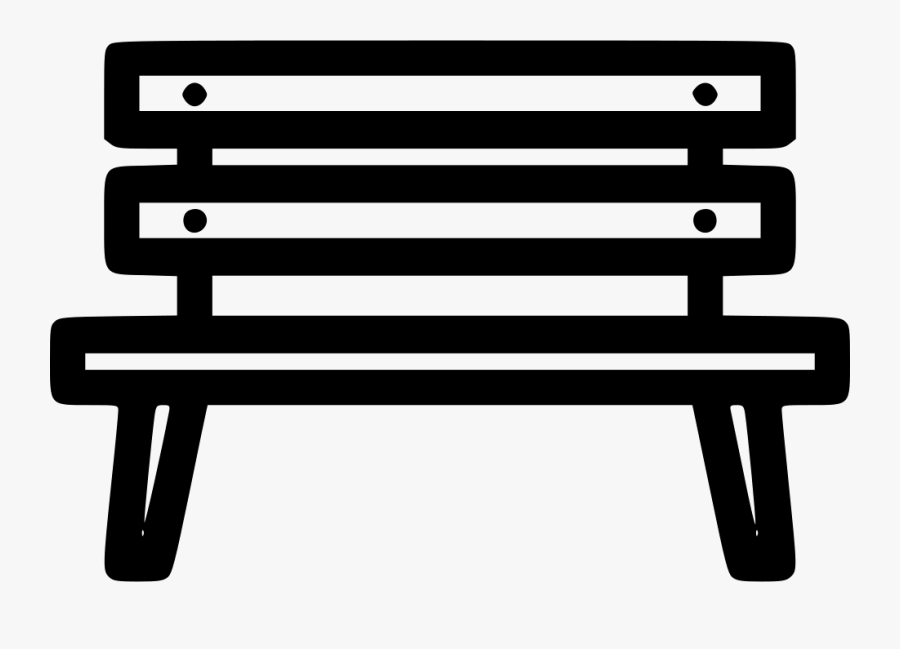 Bench Park - Bench Vector Png Icon, Transparent Clipart