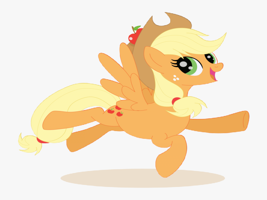 Cheerful Colorful Female Pegasus In Mexican Hat With - Pegasus Applejack, Transparent Clipart