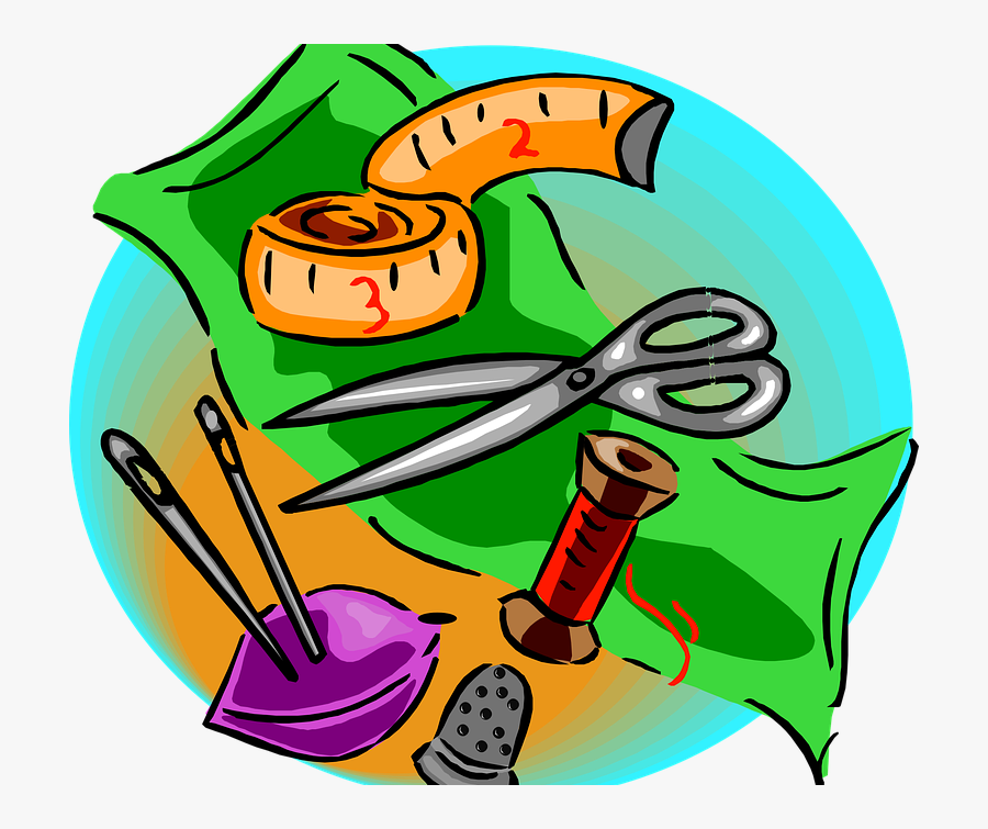 Sewing After School Club - Needle And Thread Cartoon, Transparent Clipart