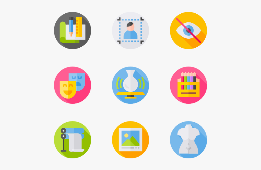 Artist Studio - Flat Art Gallery Png, Transparent Clipart