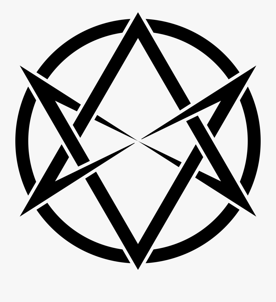 Transparent Circulo Png - Unicursal Hexagram In A Circle, Transparent Clipart