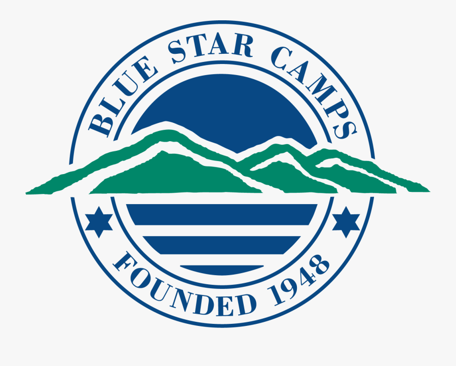 Blue Star Camps Logo, Transparent Clipart