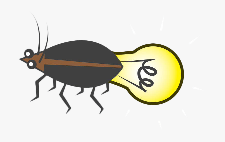 Firefly Insect Png - Light Bulb Lightning Bug, Transparent Clipart