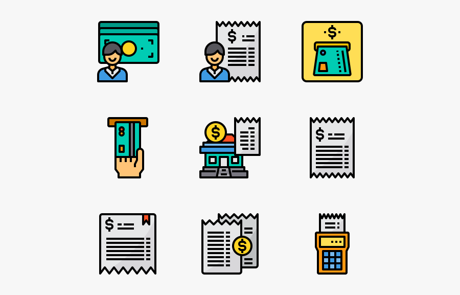 Bill And Payment - Picto Pro Forma Invoice, Transparent Clipart