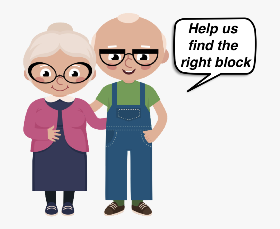 Casal De Velhinhos Desenho Png, Transparent Clipart