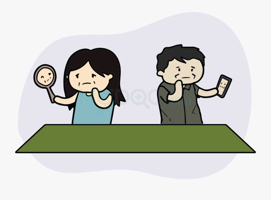 Couple Grow Into Each Other - Cartoon, Transparent Clipart