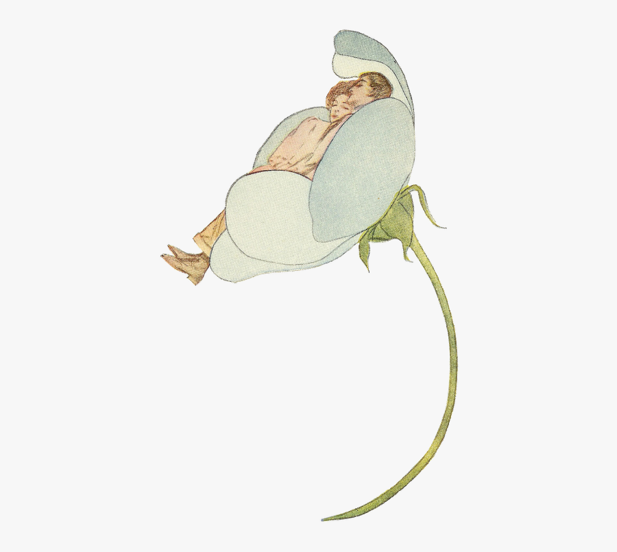 Flower Couple Art, Transparent Clipart