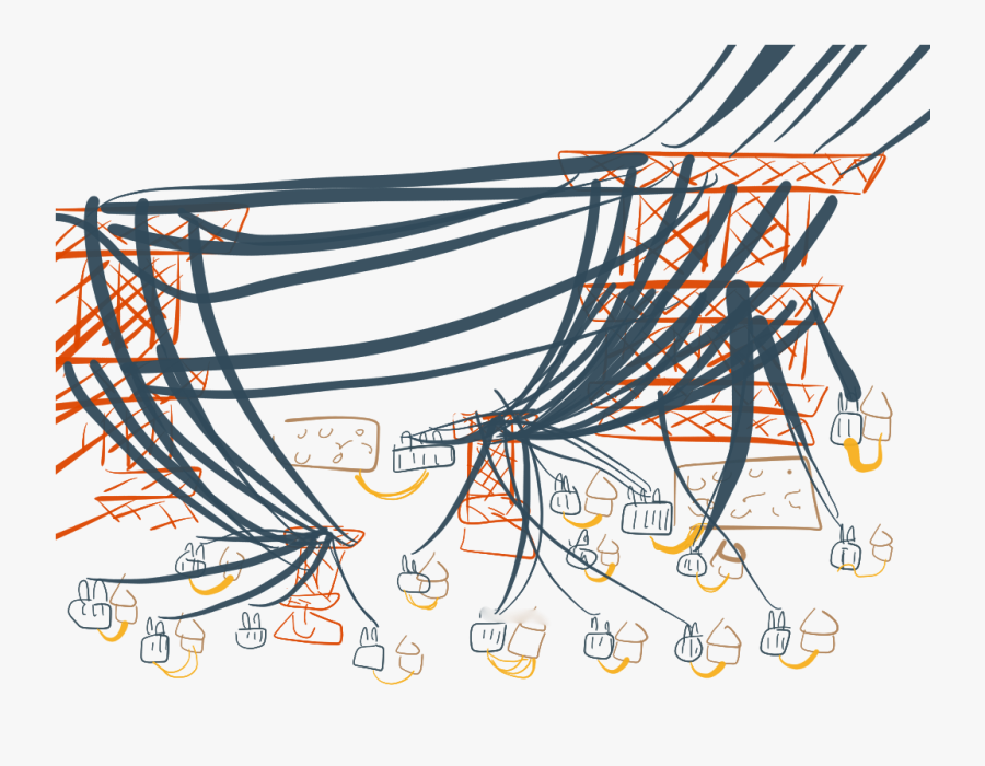 Village And Power Lines - Shoot Basketball, Transparent Clipart