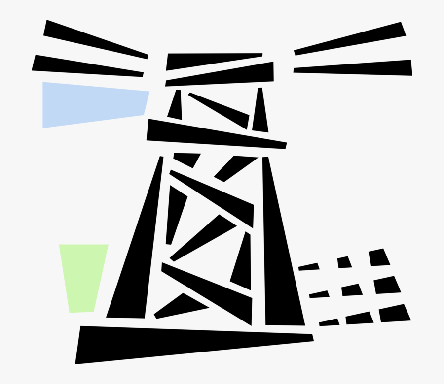 Vector Illustration Of Transmission Tower Carries Electrical, Transparent Clipart