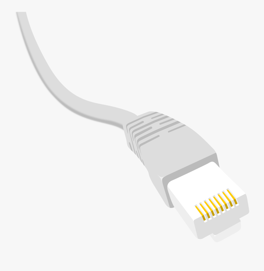 Electricity Clipart Usb Cable - Ethernet Png, Transparent Clipart