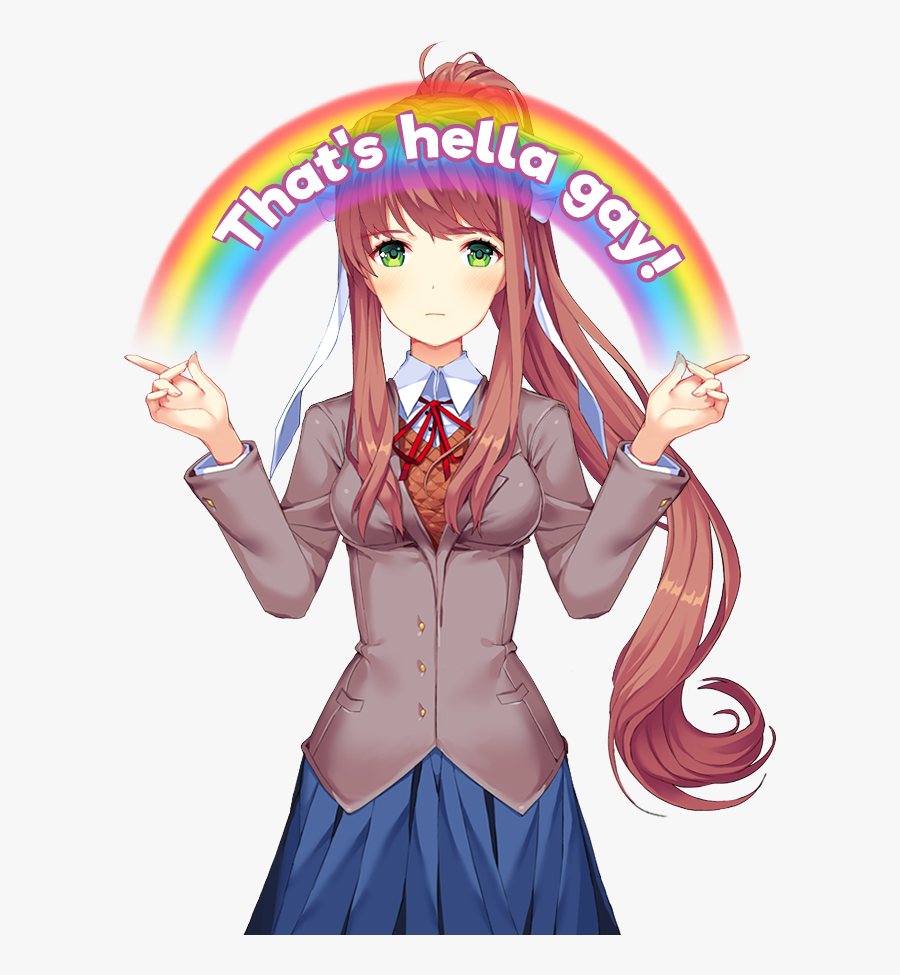 Rey Kylo Ren Clothing Anime Fashion Accessory Cartoon - Anime Doki Doki Monika, Transparent Clipart