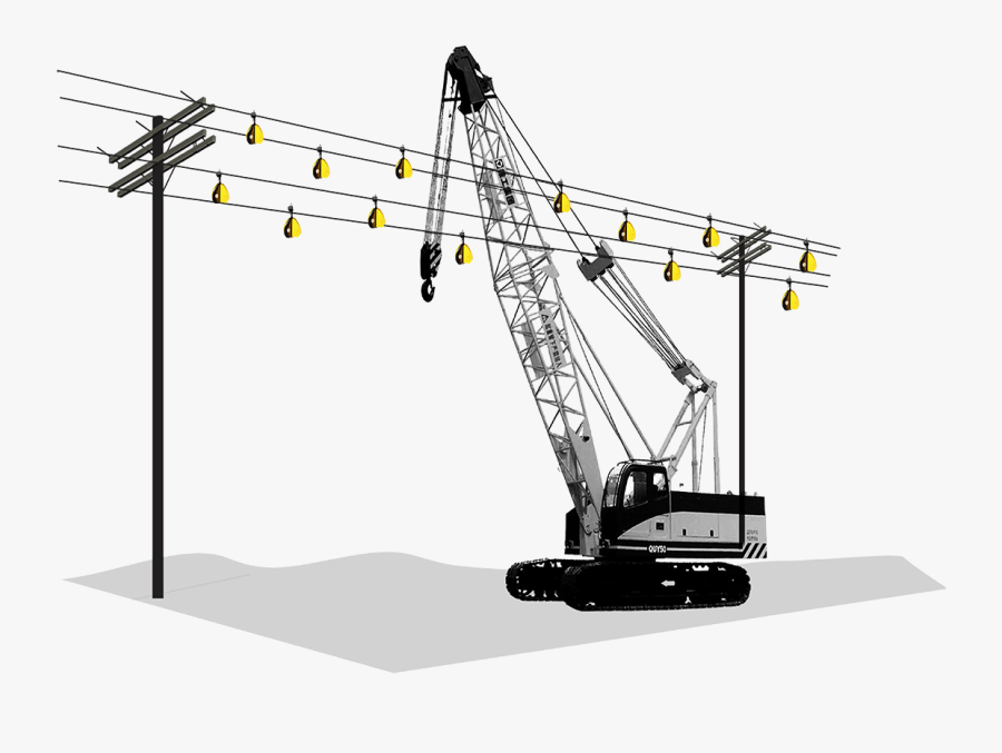 Power Lines Clip Art, Transparent Clipart