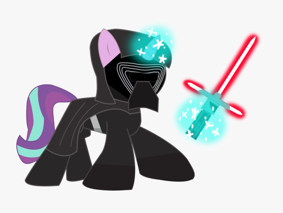Starlight Glimmer As Kylo Ren In Star Wars 7 By Ejlightning007arts - My Little Pony Kylo Ren, Transparent Clipart