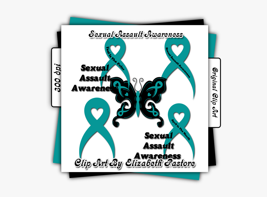 Green Ribbon Clip Art By Elizabeth Pastore - Dementia Awareness Ribbon, Transparent Clipart