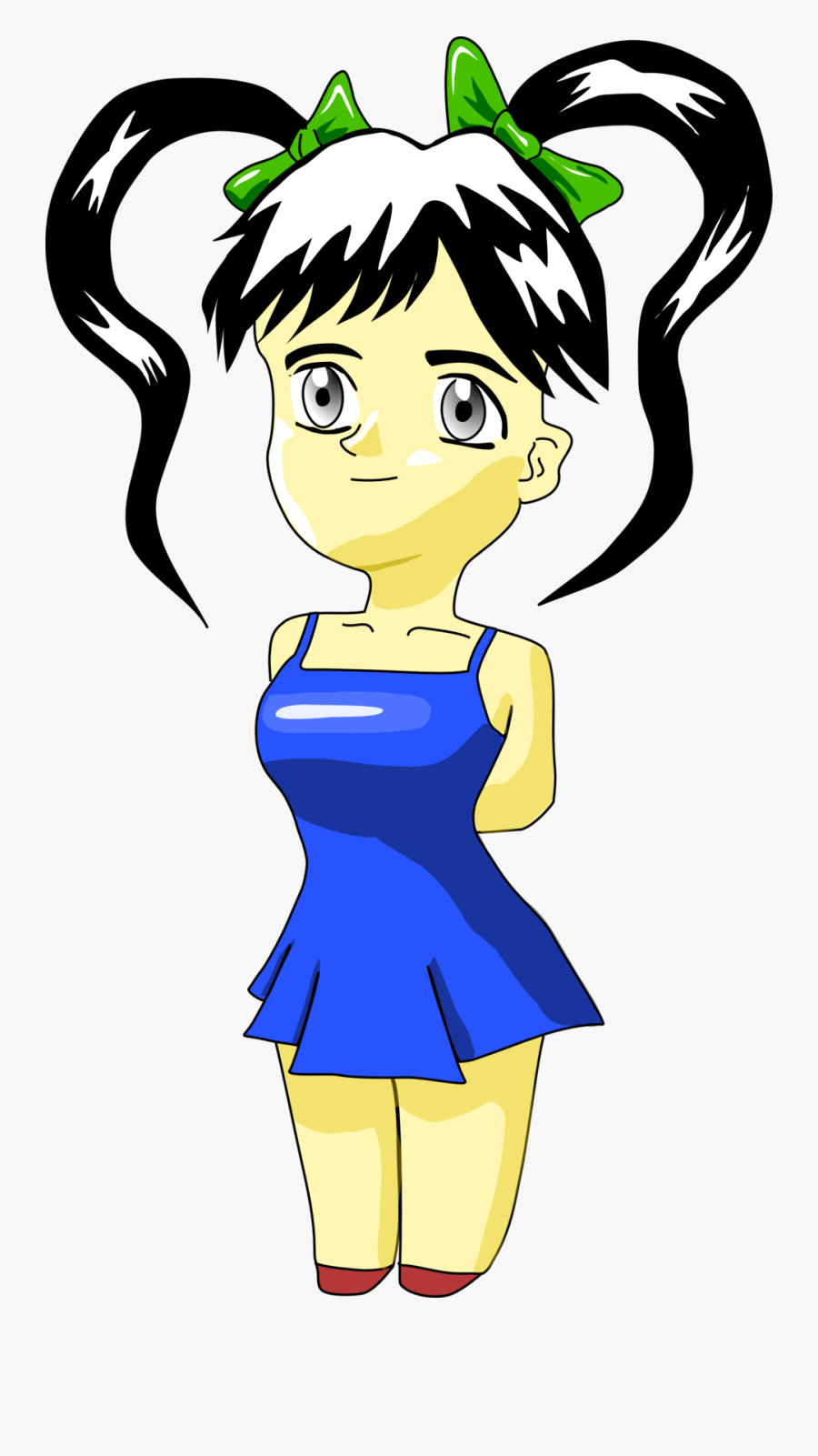 Girl Young Blue - Girl Tornado Clipart, Transparent Clipart