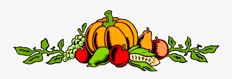 Vector Illustration Of Fall Or Autumn Harvest Pumpkin - Happy Thanksgiving Clip Art, Transparent Clipart