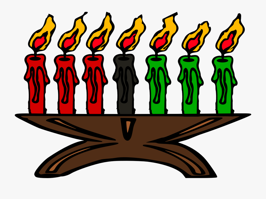 Kwanzaa Candles Cartoon, Transparent Clipart
